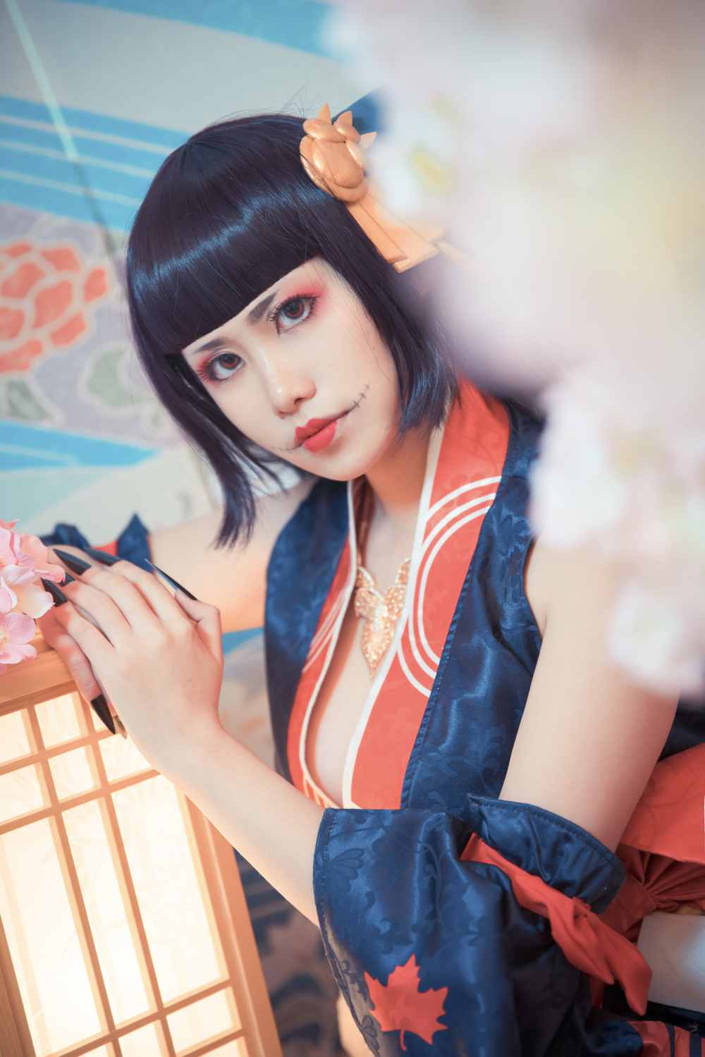 《77游戏社第3297期》阴阳师鬼女红叶cosplay