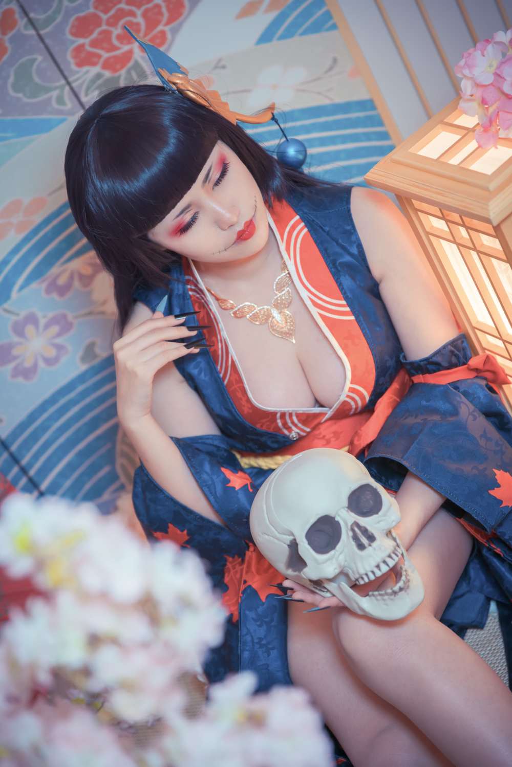 《77游戏社第3297期》阴阳师鬼女红叶cosplay
