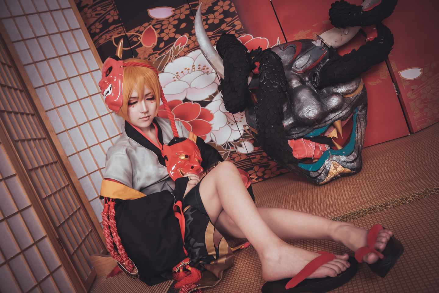 《77游戏社第3291期》阴阳师般若Cosplay