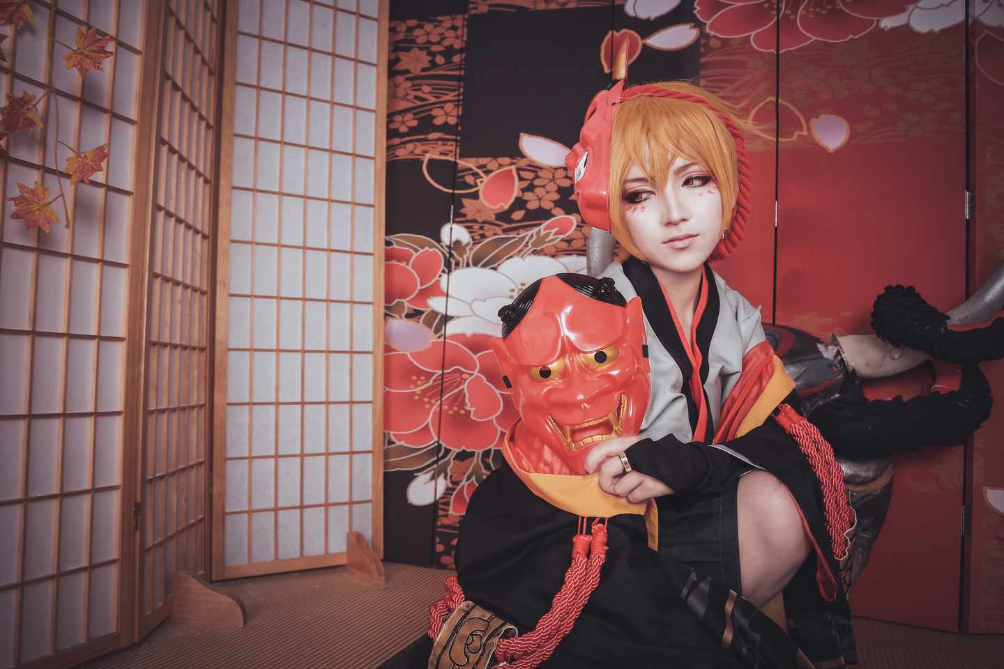 《77游戏社第3291期》阴阳师般若Cosplay