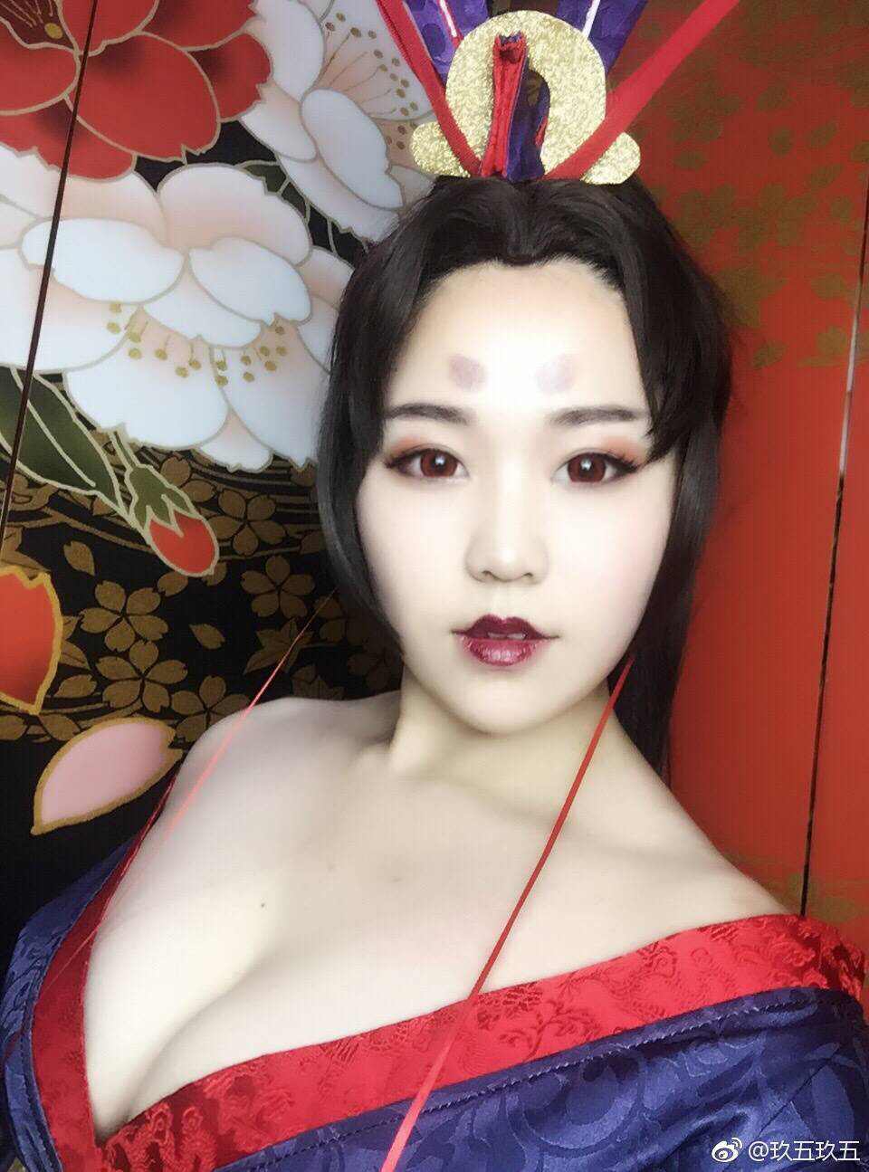 《77游戏社第3284期》阴阳师cos妖刀姬试妆