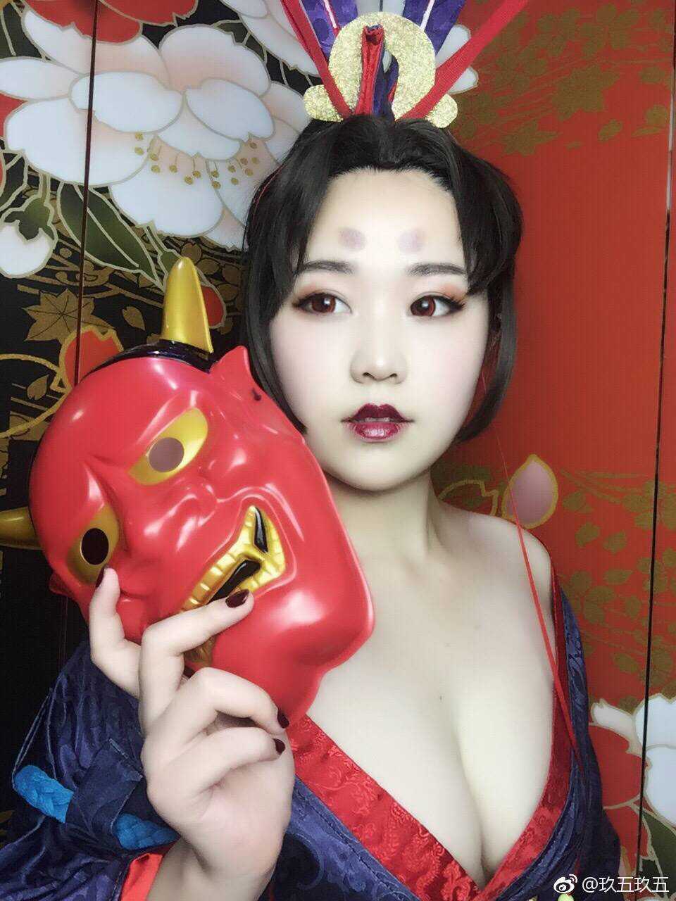 《77游戏社第3284期》阴阳师cos妖刀姬试妆