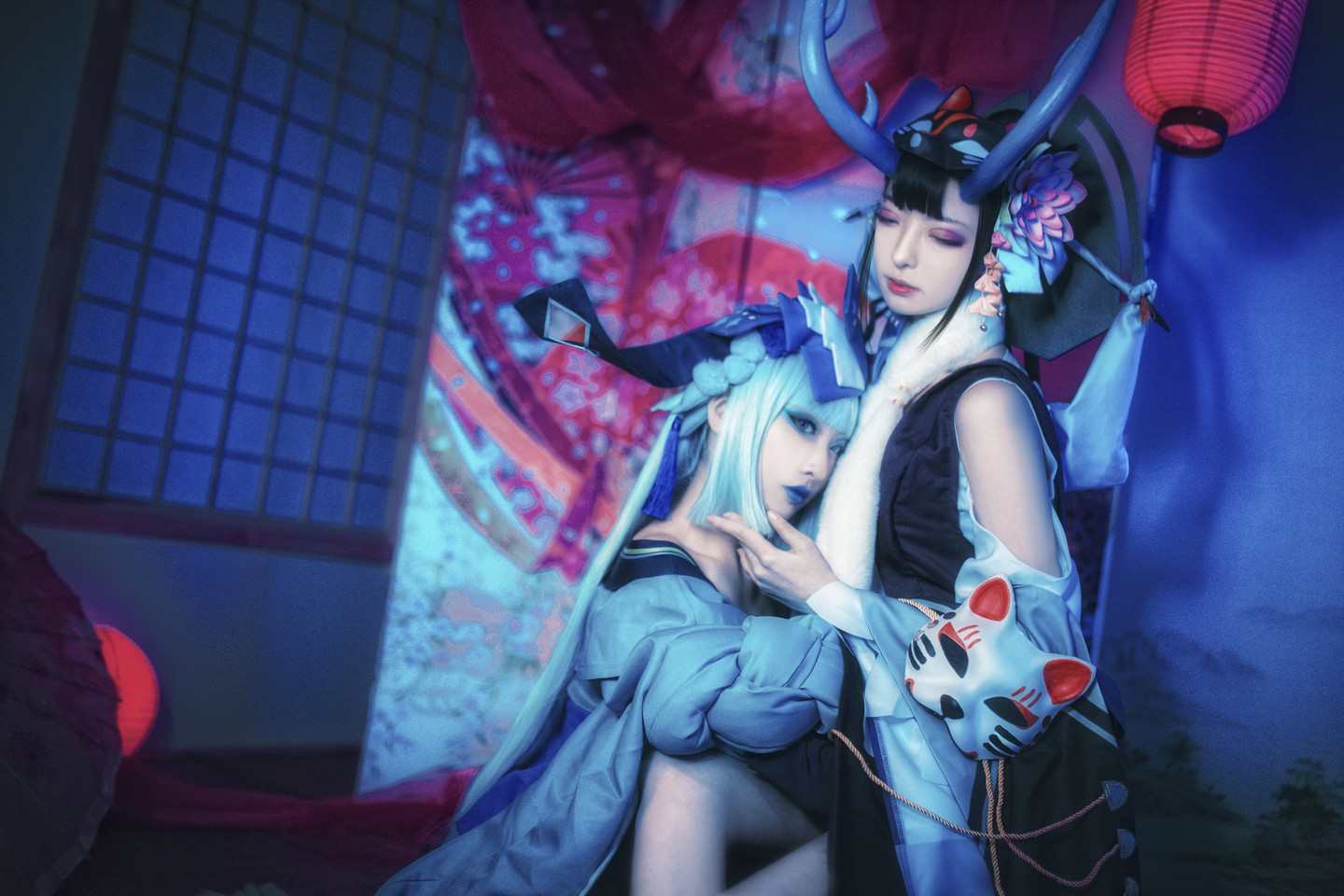 《77游戏社第3285期》阴阳师ssr 阎魔x青行灯