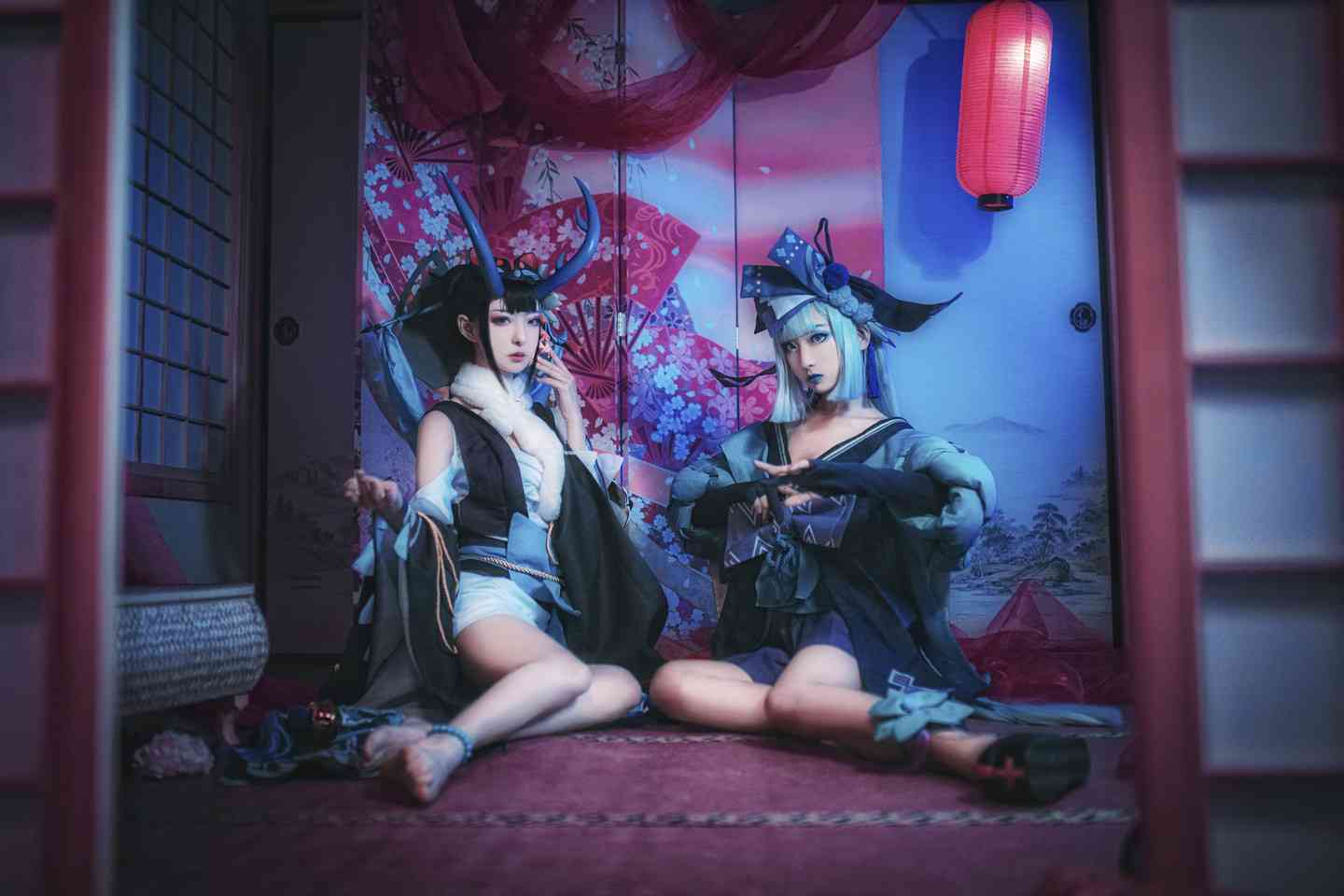 《77游戏社第3285期》阴阳师ssr 阎魔x青行灯