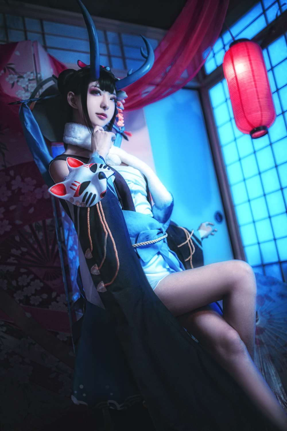 《77游戏社第3285期》阴阳师ssr 阎魔x青行灯
