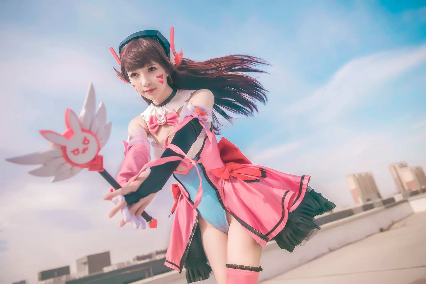 《77游戏社第3116期》守望先锋 d.va 魔法少女
