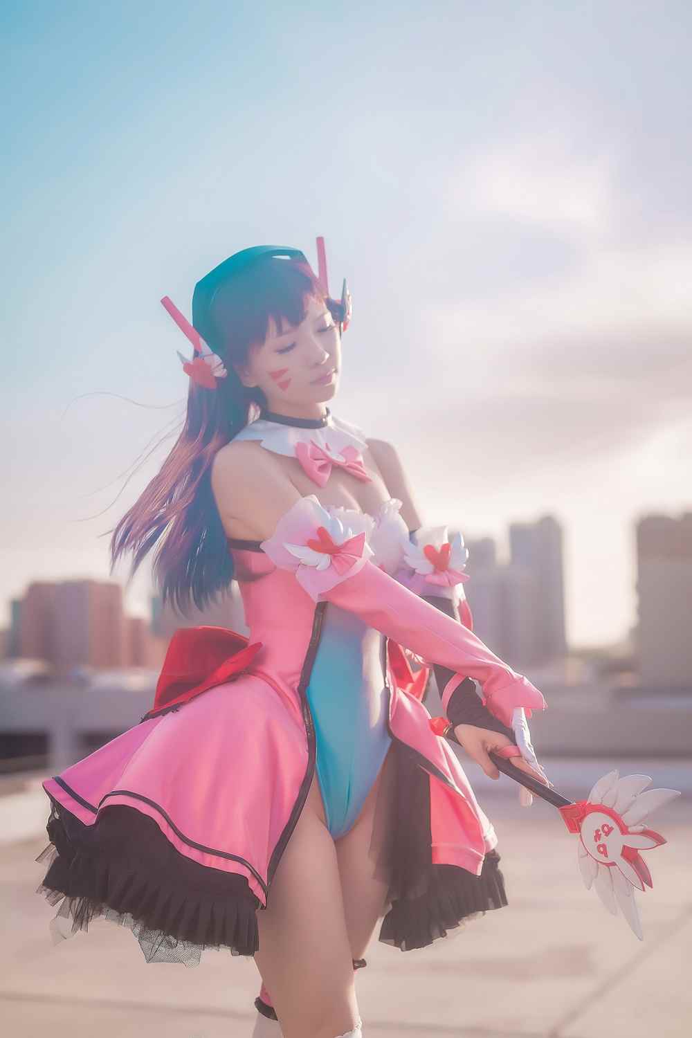 《77游戏社第3116期》守望先锋 d.va 魔法少女