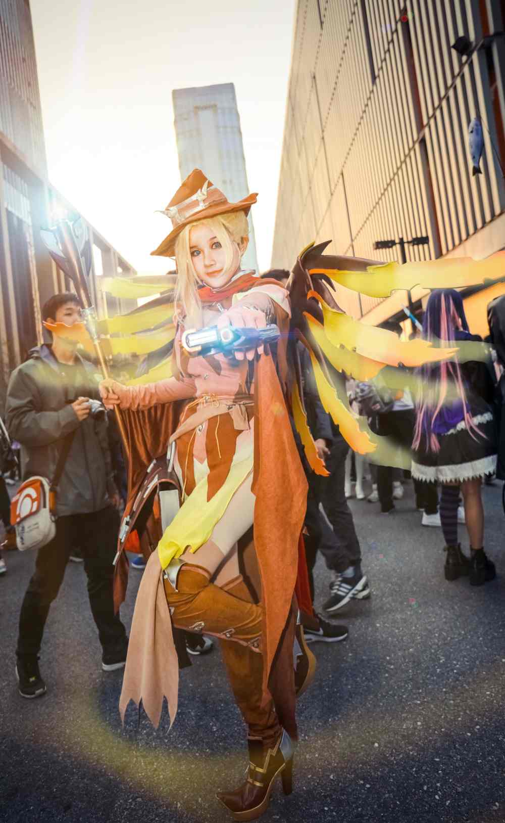 《77游戏社第3146期》守望先锋天使COSPLAY
