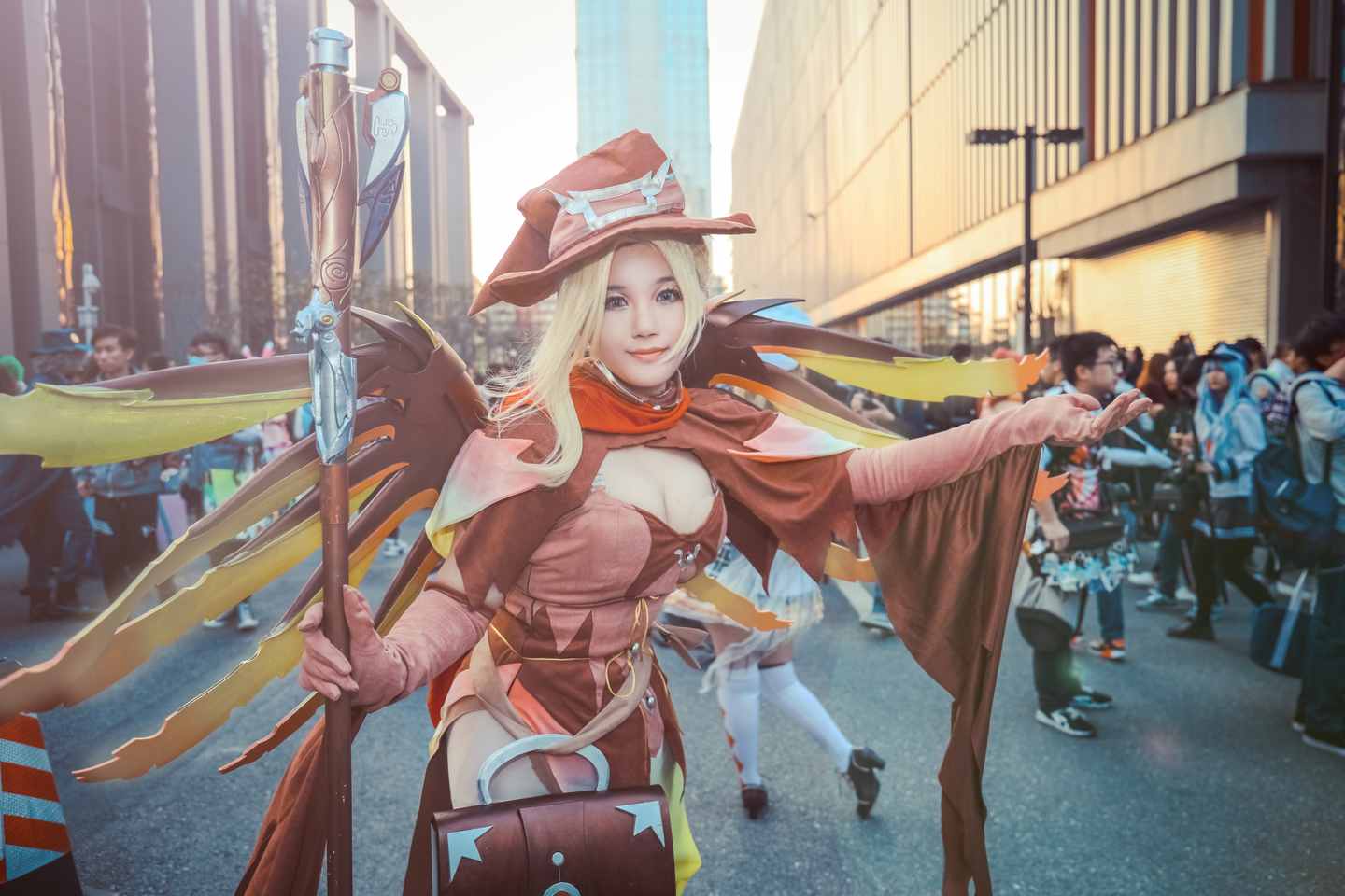 《77游戏社第3146期》守望先锋天使COSPLAY