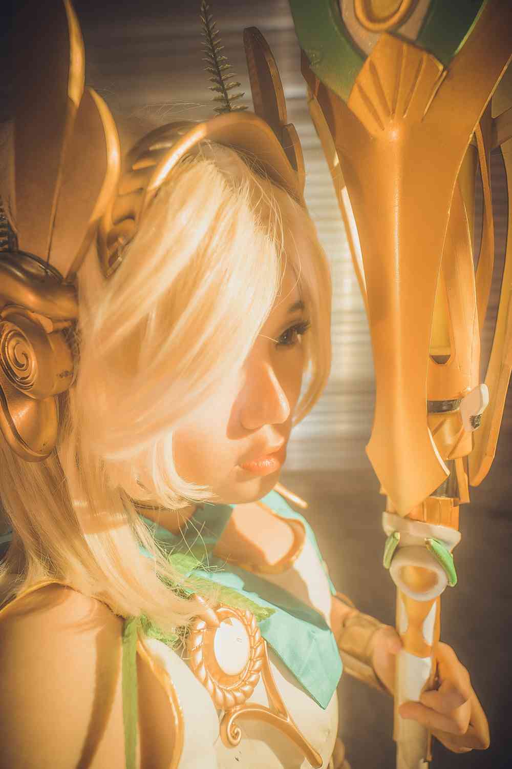 《77游戏社第3143期》守望先锋胜利女神天使COSPLAY