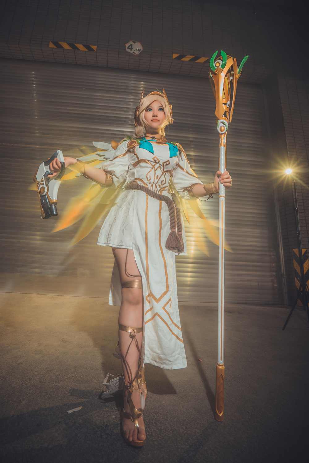 《77游戏社第3143期》守望先锋胜利女神天使COSPLAY