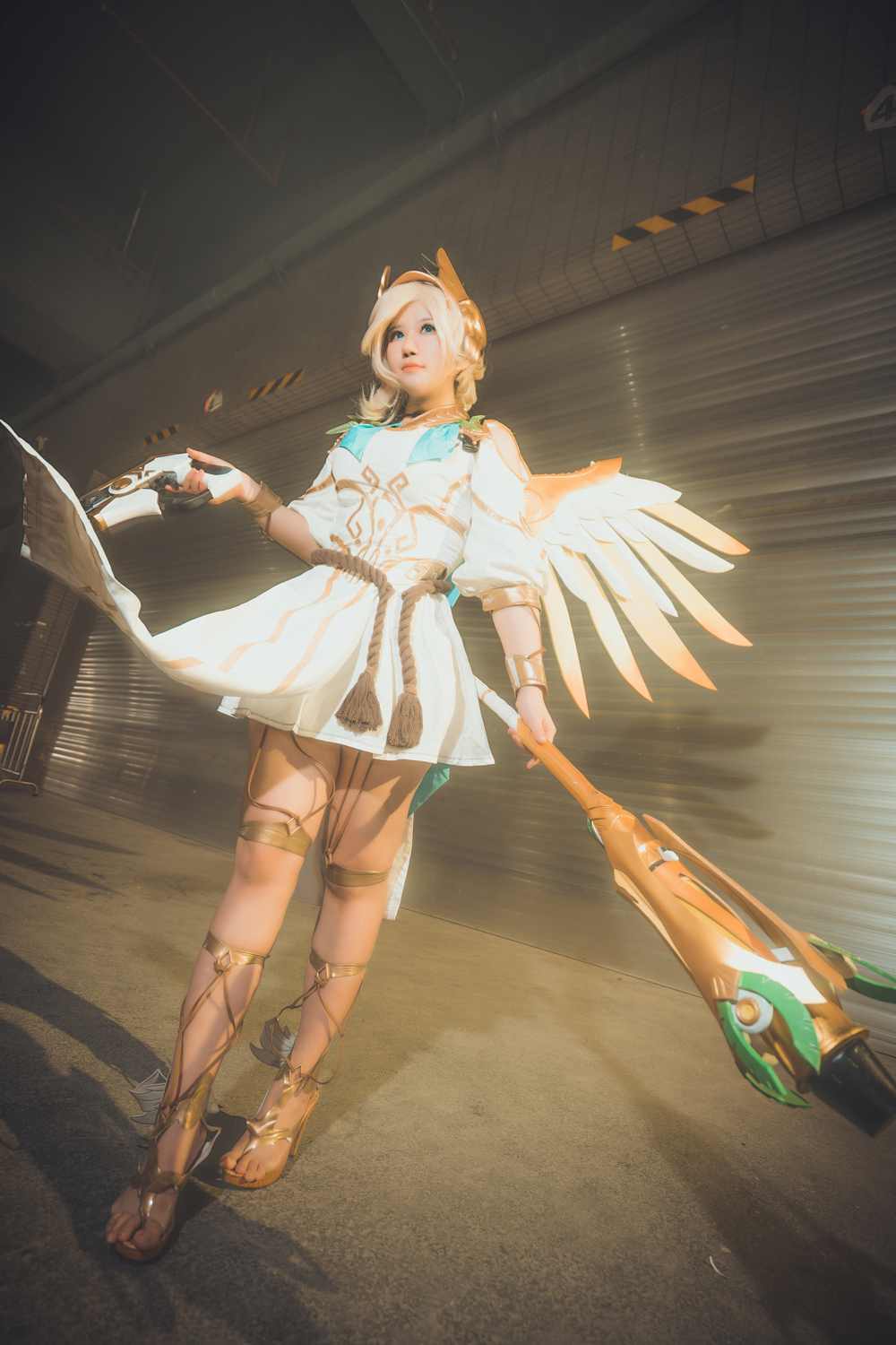 《77游戏社第3143期》守望先锋胜利女神天使COSPLAY