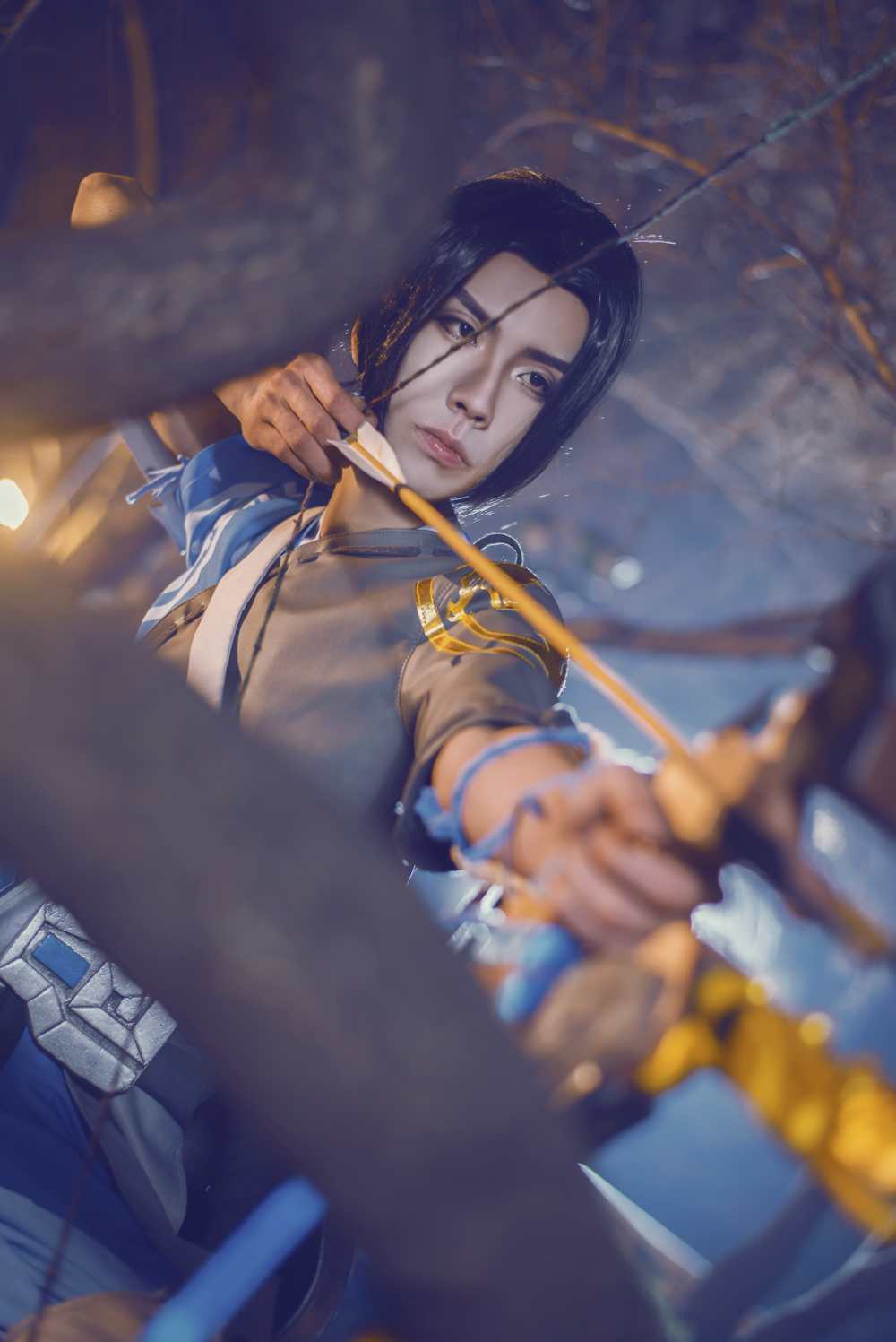 《77游戏社第3136期》守望先锋半藏少主cosplay