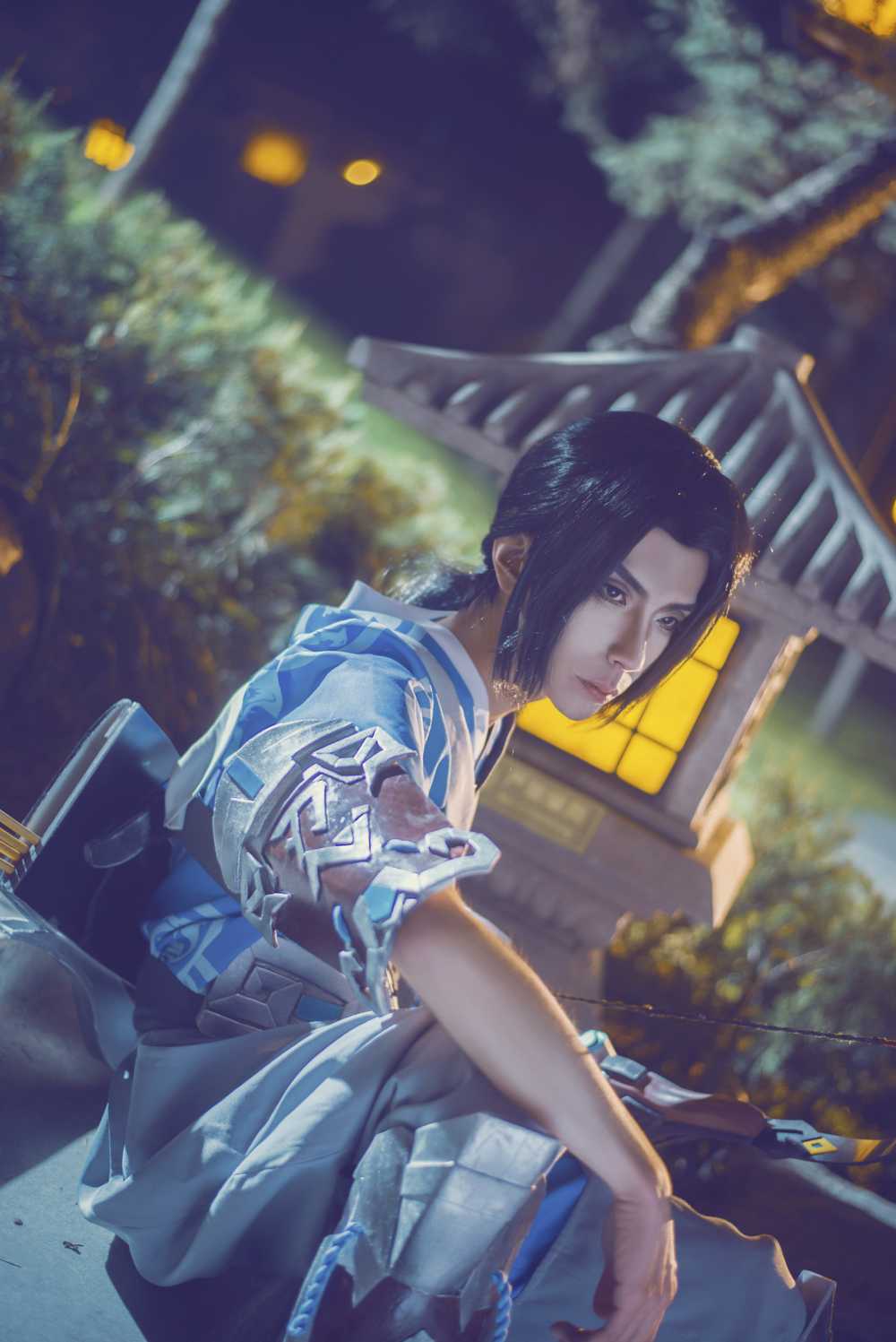 《77游戏社第3136期》守望先锋半藏少主cosplay