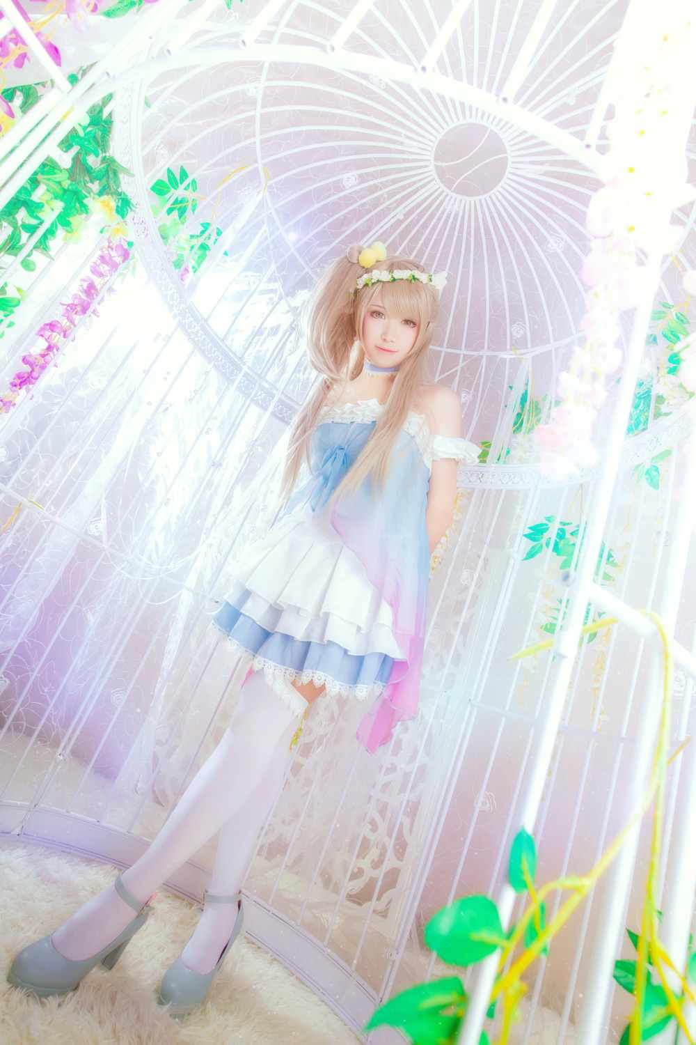 《77游戏社第846期》LoveLive！南小鸟蓝纱打歌服