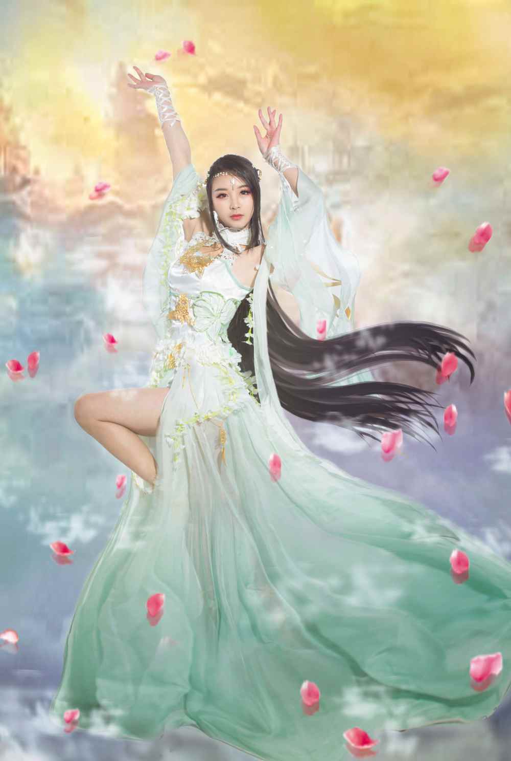 《汉服第629期》陌上人如玉花开世无双