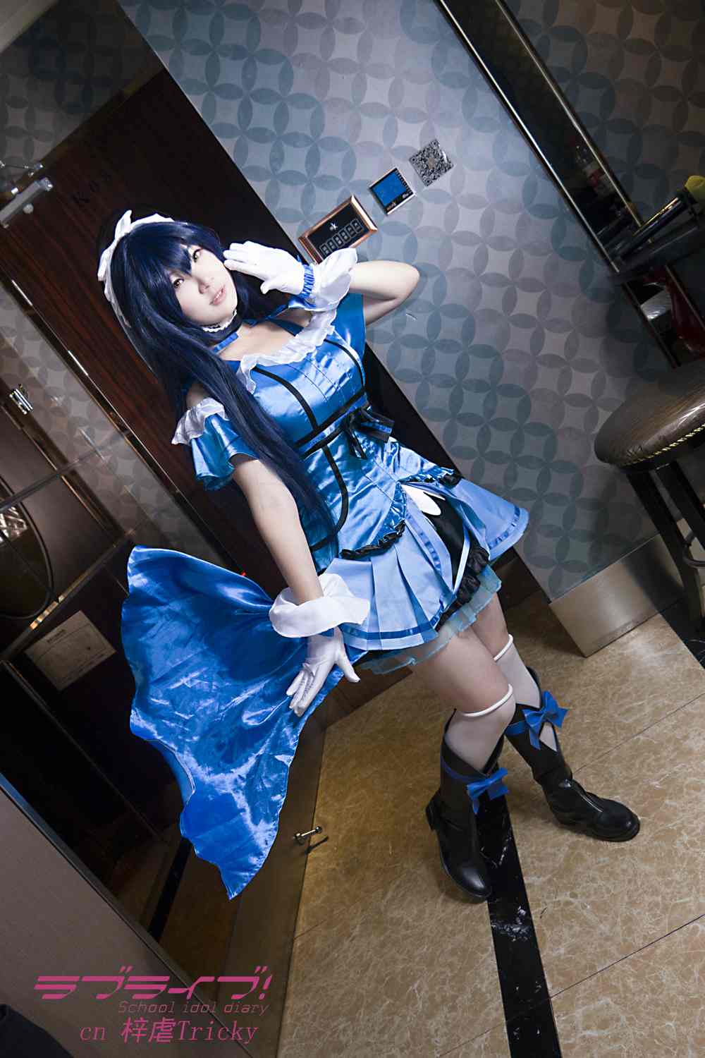 《77游戏社第739期》lovelive园田海未kks打歌服