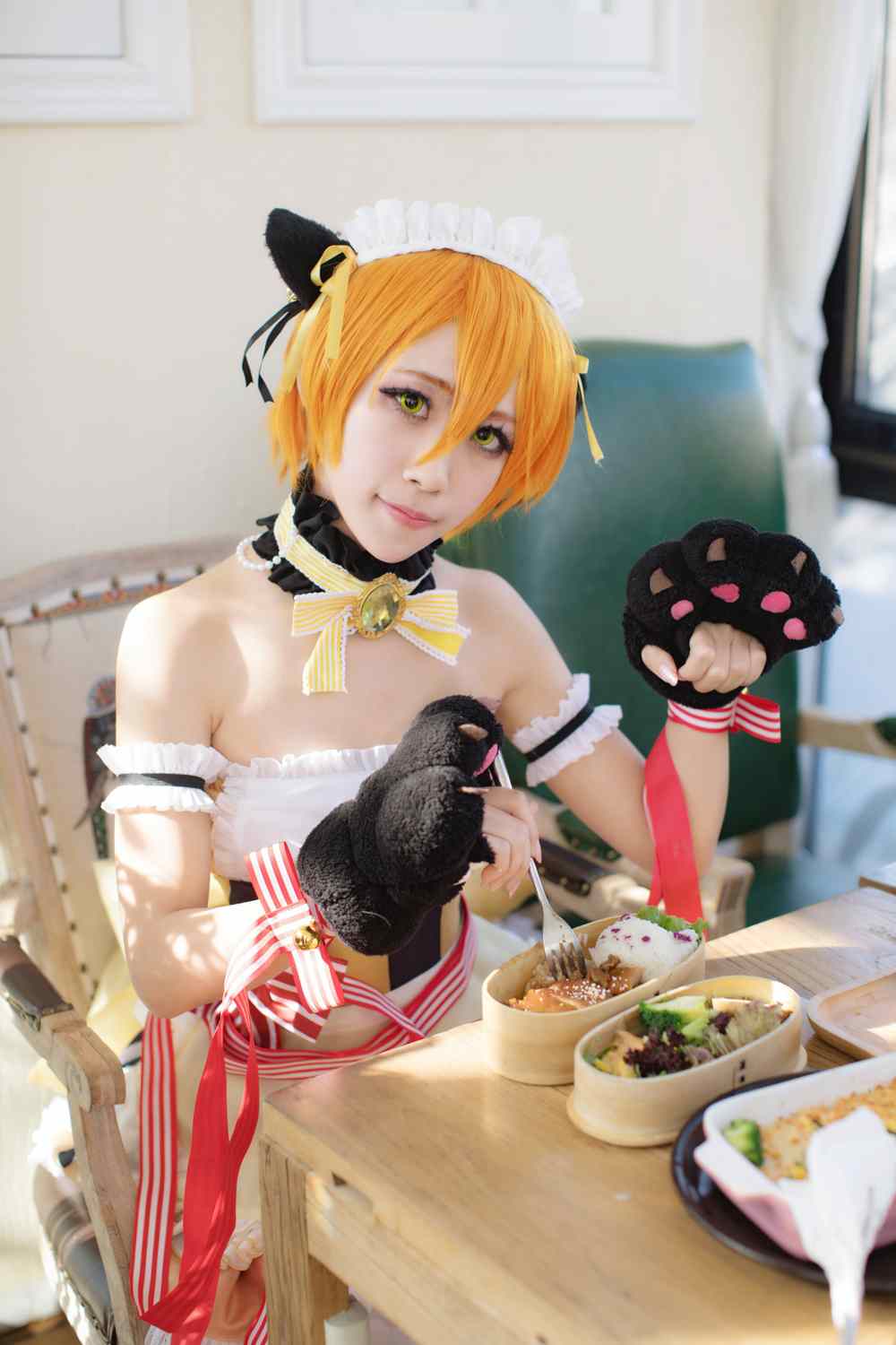《77游戏社第733期》lovelive星空凛情人节女仆