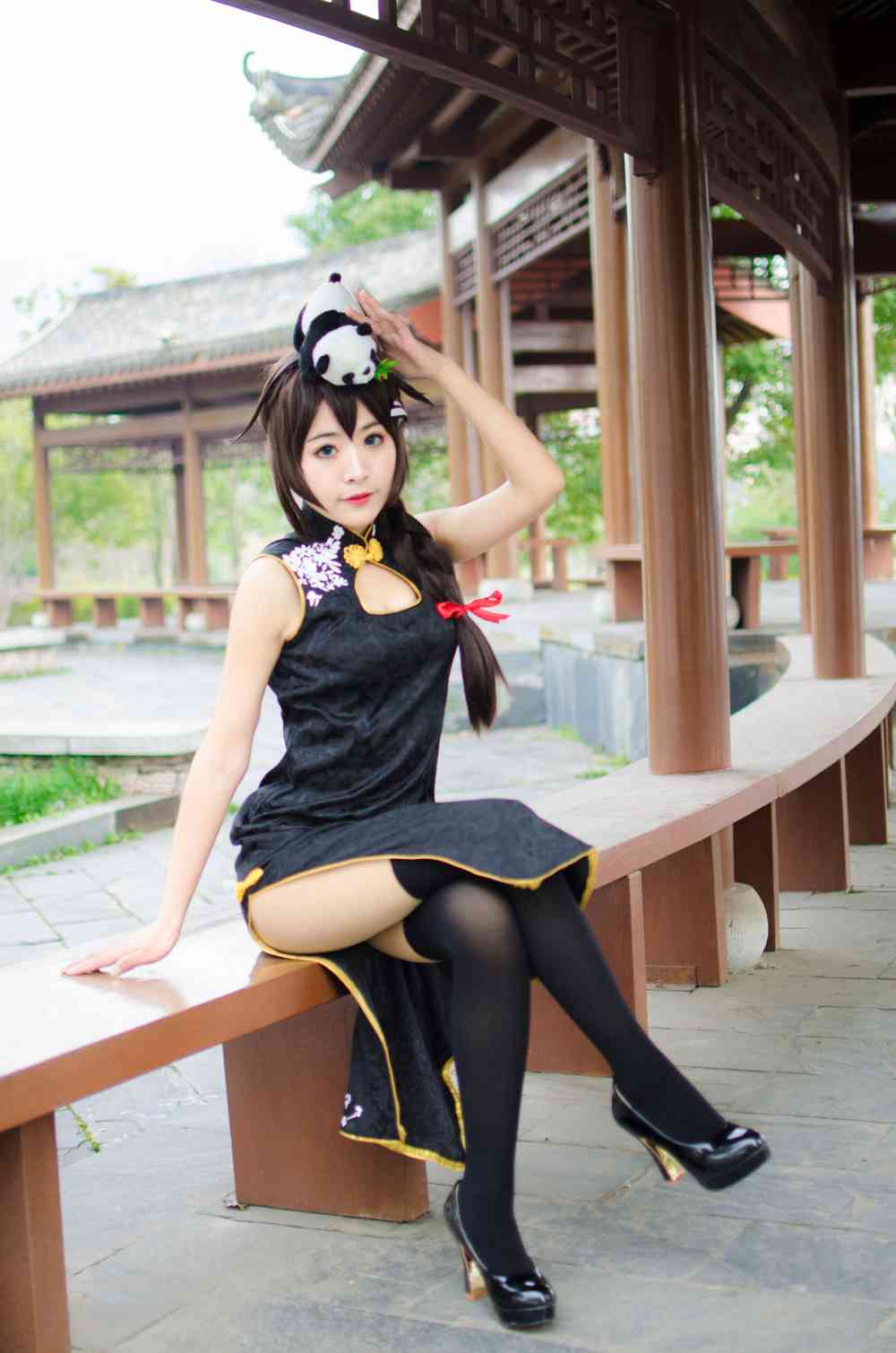 《汉服第581期》舰娘时雨旗袍