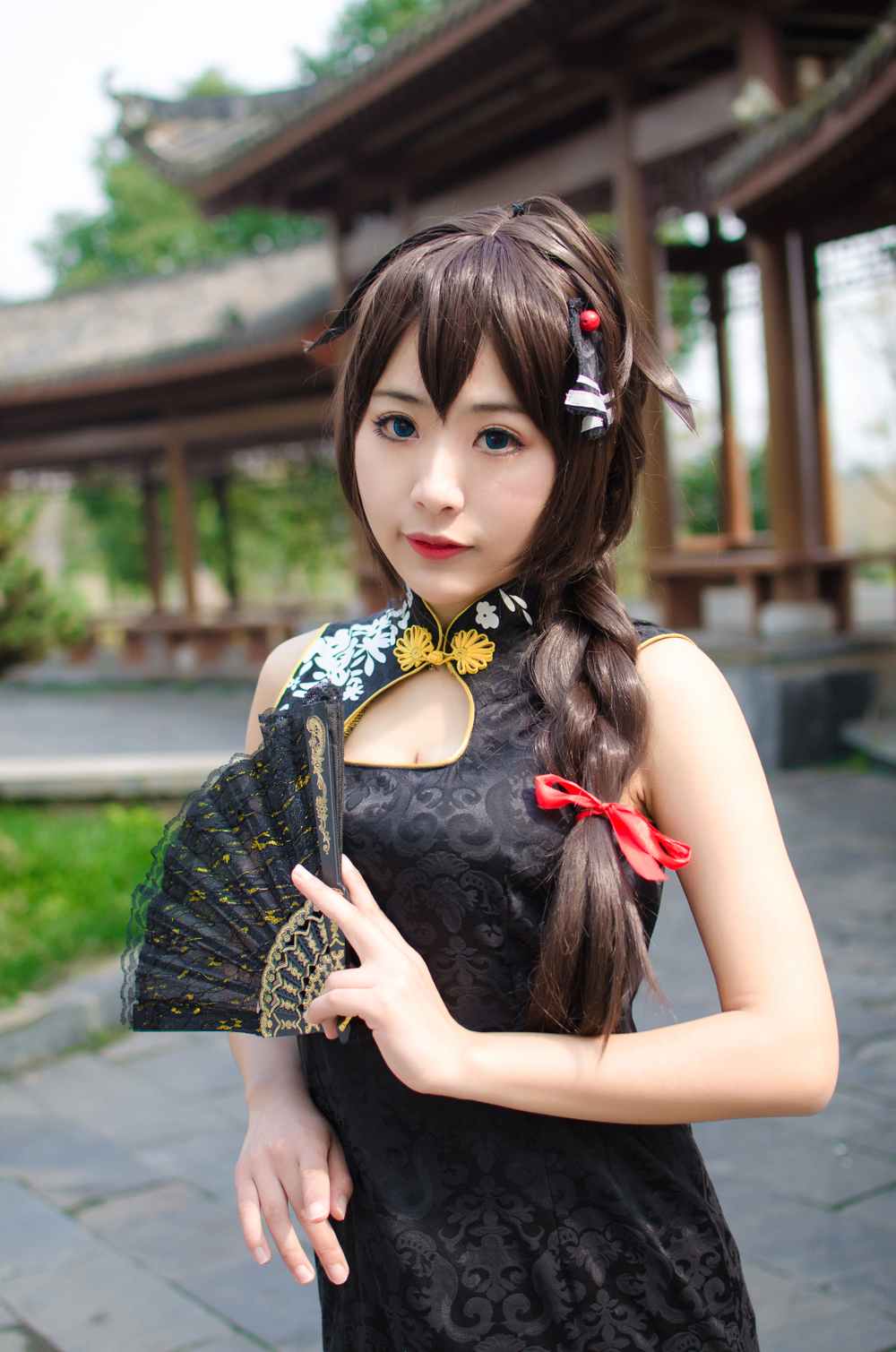 《汉服第581期》舰娘时雨旗袍