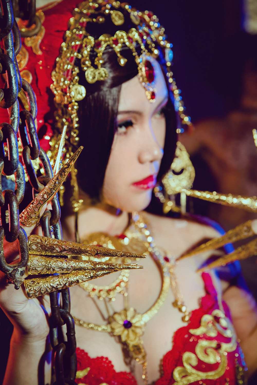 《汉服第485期》红衣教圣女&探雪