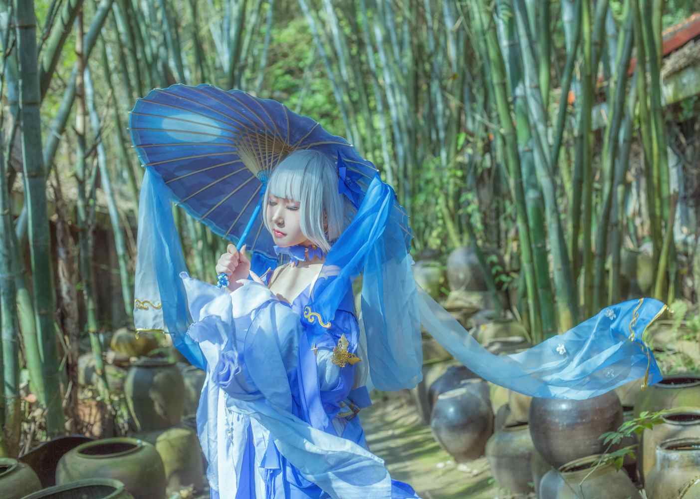 《汉服第419期》兰庭青萝