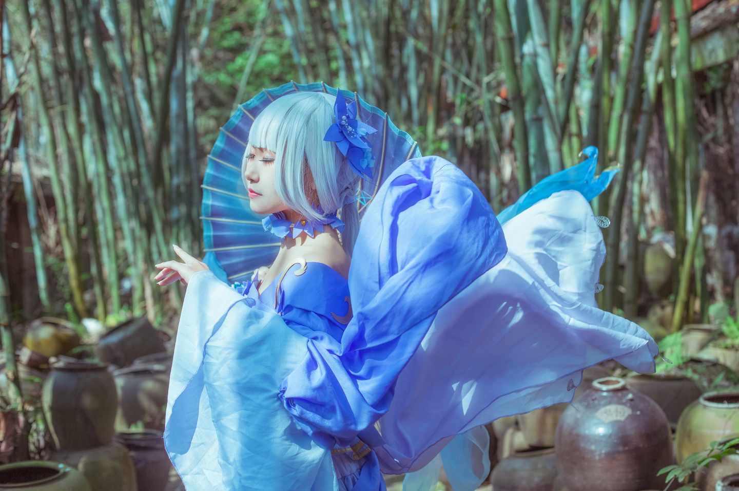 《汉服第419期》兰庭青萝