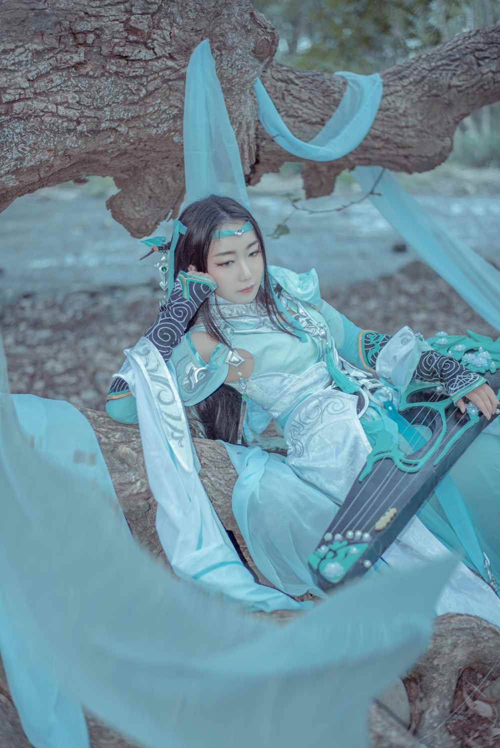 《汉服第442期》雪河琴娘