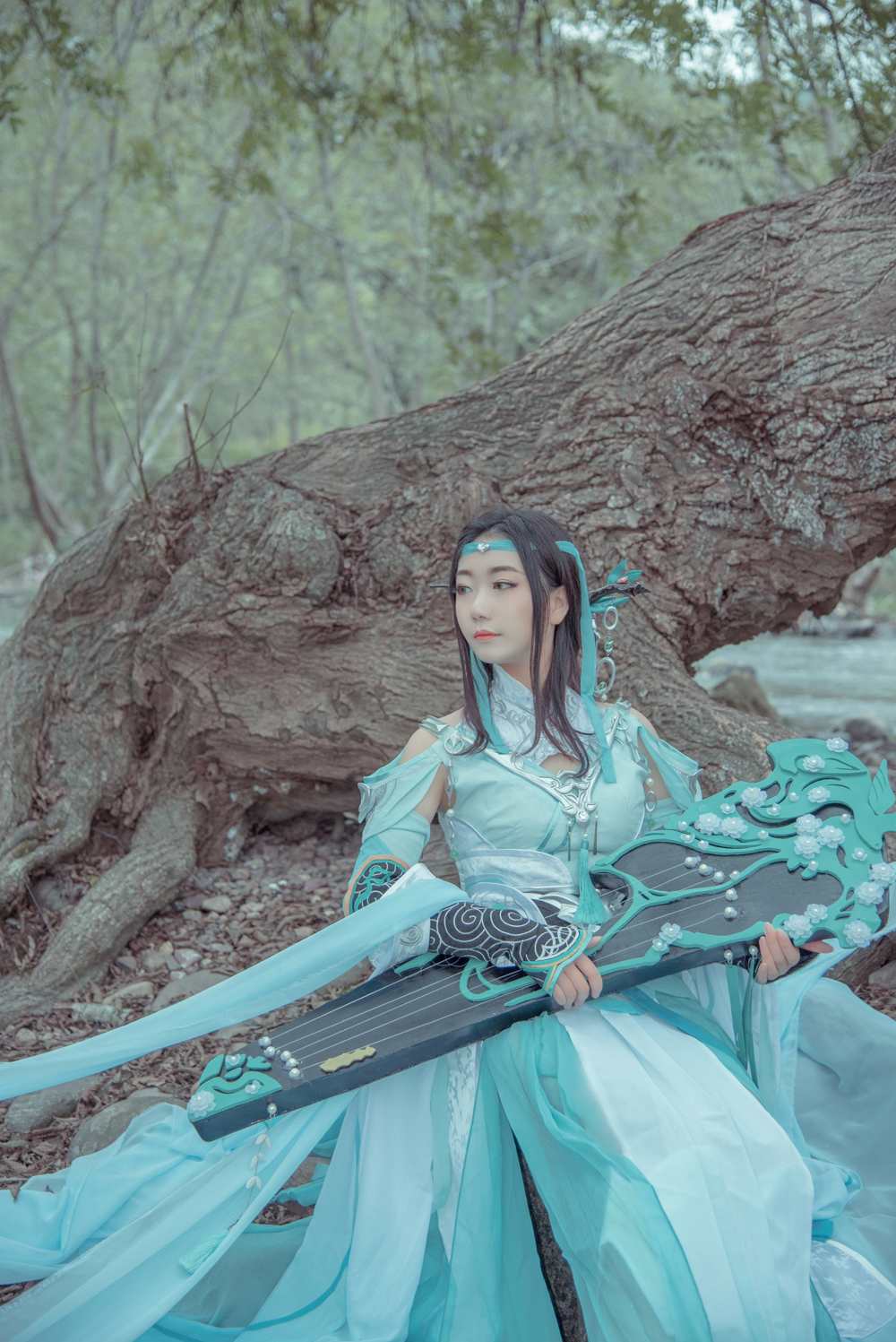 《汉服第442期》雪河琴娘
