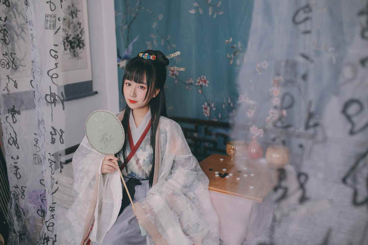 《汉服第346期》汉服 闲厅对弈