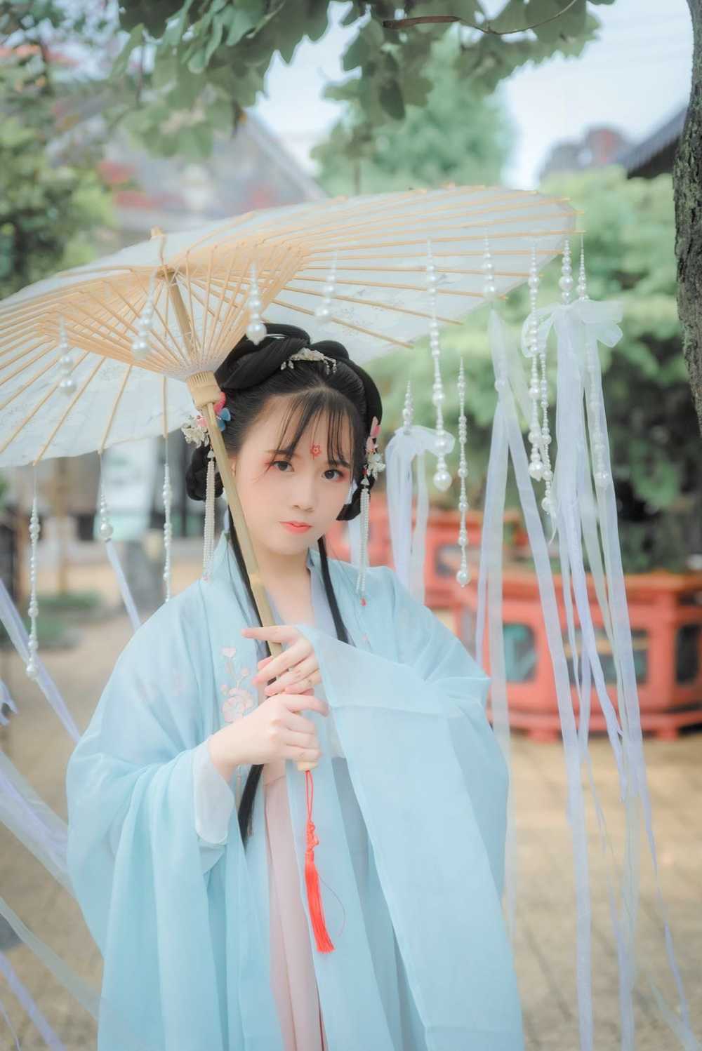 《汉服第374期》汉尚华莲月痕汉服
