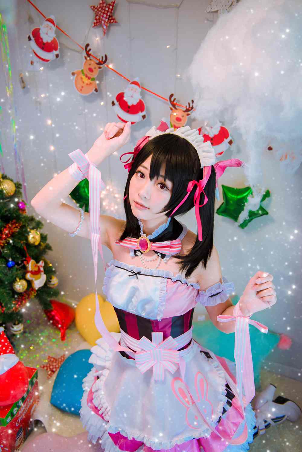 《77游戏社第510期》Love live！妮可情人节女仆cos