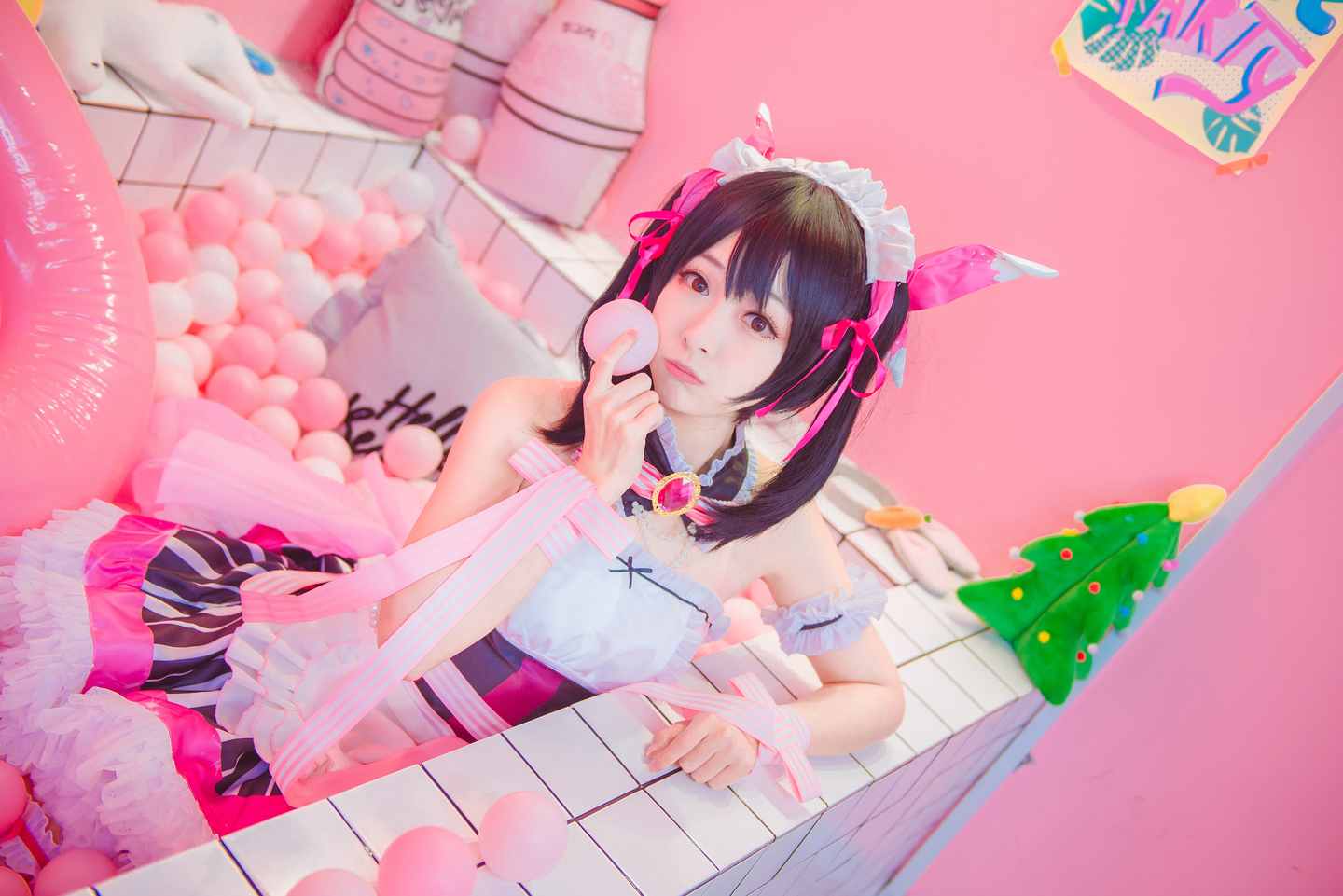 《77游戏社第510期》Love live！妮可情人节女仆cos