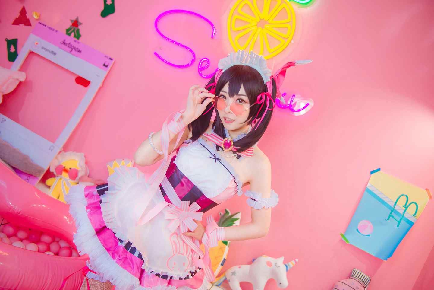 《77游戏社第510期》Love live！妮可情人节女仆cos