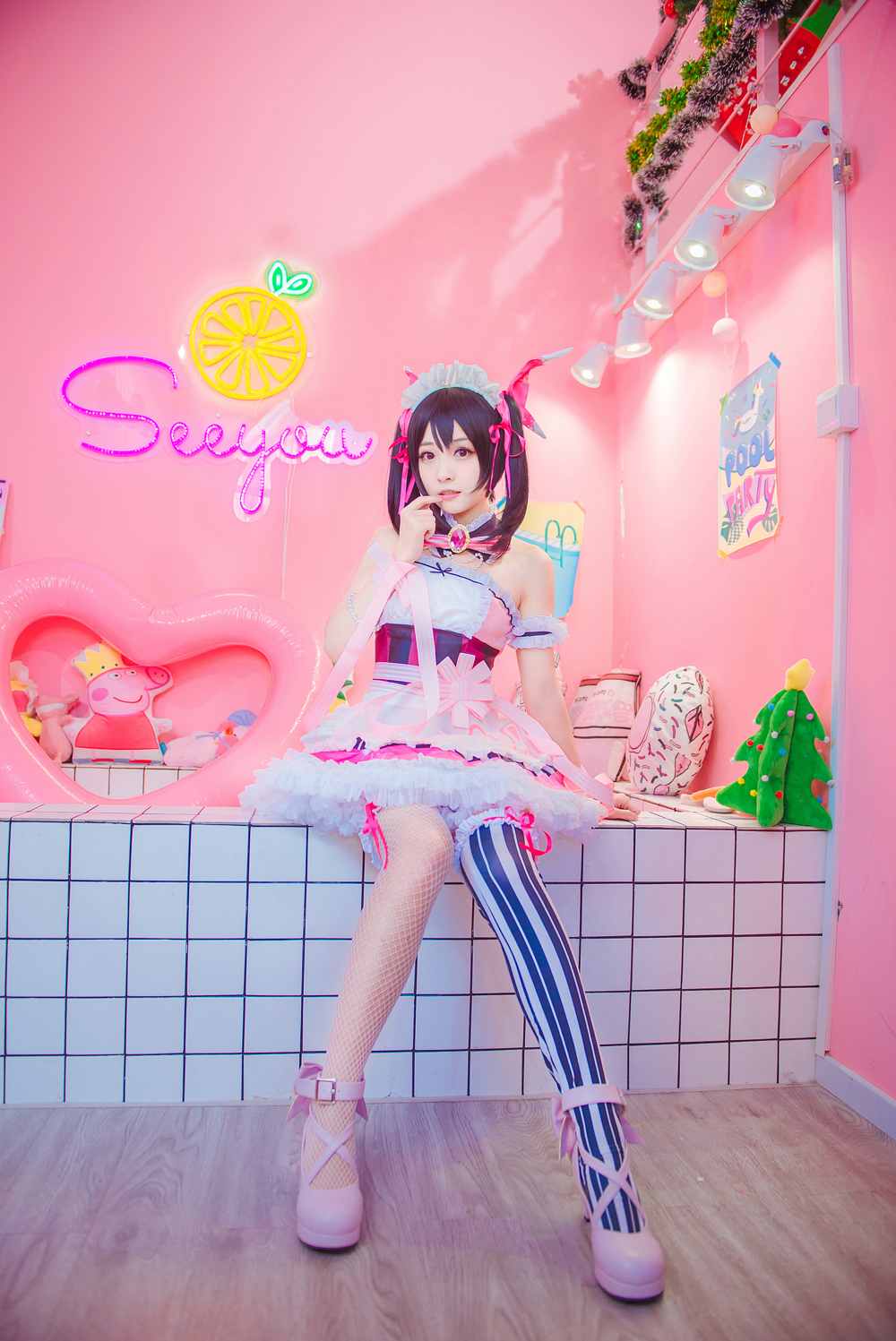 《77游戏社第510期》Love live！妮可情人节女仆cos