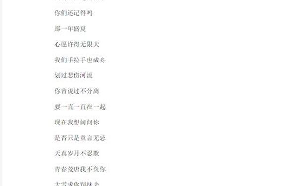 永不失联的爱歌词—《时间煮雨》的歌词