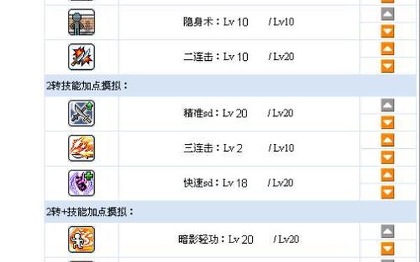 双刀加点_冒险岛双刀超级技能加点