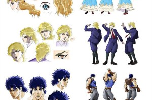 10月新番《JOJO奇妙冒险》曝光主要角色设定图