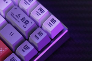 “紫境破晓”雷柏紫色游戏外设桌搭全家桶，大放异彩