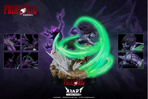 新品预定~ X1ART妖精的尾巴正版授权铁龙伽吉鲁16雕像