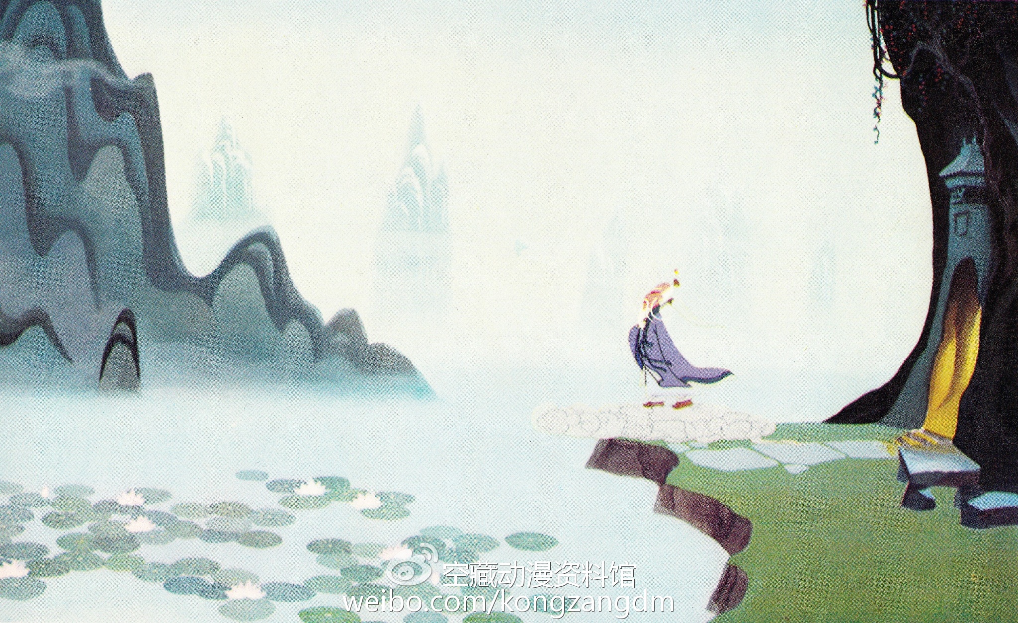 《哪吒闹海》中的乾元山、金光洞场景定稿