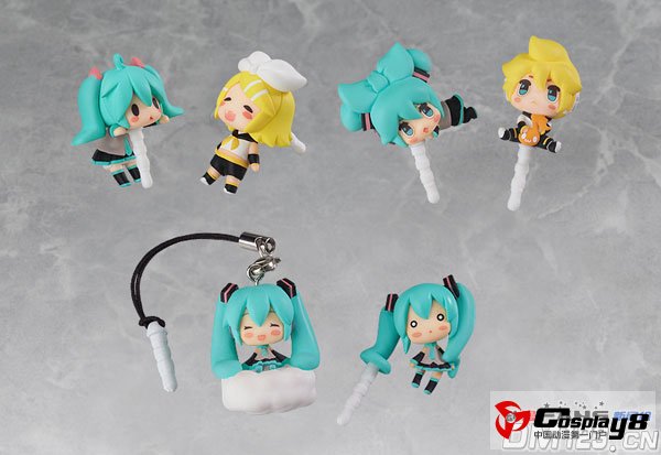 VOCALOID推出初音未来、镜音铃和镜音连手机防尘塞