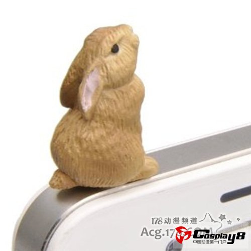 卖萌!iPhone耳机孔防尘塞特辑