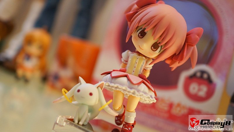 剧场版《魔法少女小圆》鹿目圆香Q版黏土小人展示