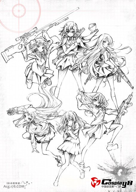 《斯特拉女子学院高等科C3部》动画人设线图公开