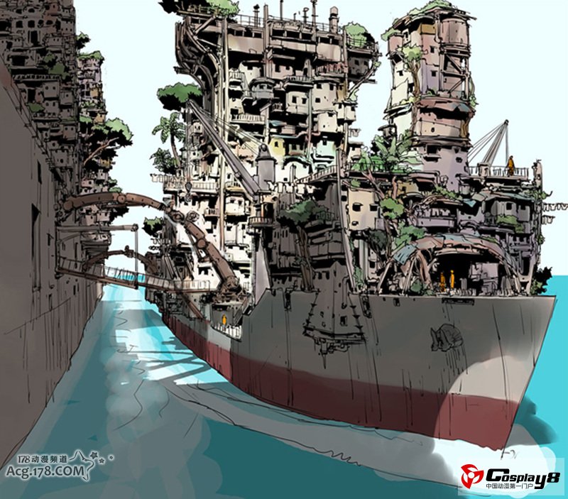 《翠星的Gargantia》动画主视觉图和人设图公开