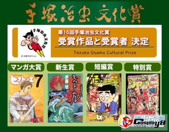 第16届手冢治虫文化赏评审结果