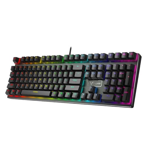 104键可设置幻彩RGB 详解雷柏V700DIY热插拔型幻彩背光游戏机械键盘