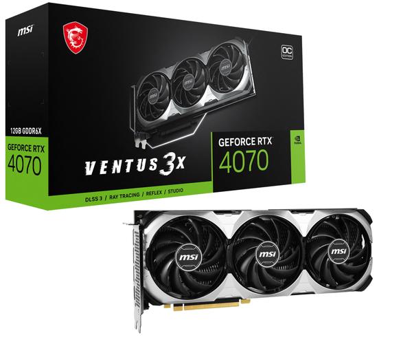MSI微星推出NVIDIA GeForce RTX 4070系列显卡
