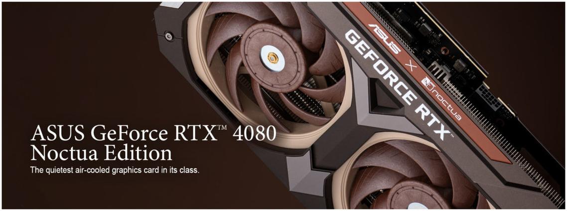 散热静音表现无敌!华硕猫头鹰联名版RTX4080显卡